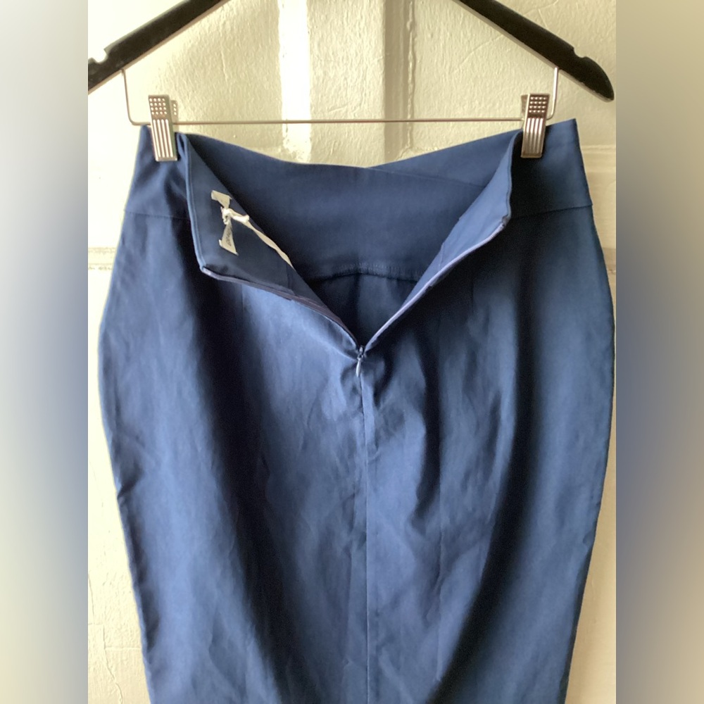 Grace Karin Blue Pencil Skirt Knee-Length Workwear - Picture 6 of 9